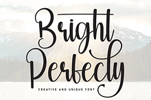 Bright Perfecly | Script Font