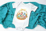 Embroidery Easter Basket & Bow PNG, an Object Graphic by V Design Creator (Thumbnail 8 of 8)