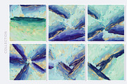 Turquoise & Gold Acrylic Backgrounds, a Texture Graphic by Suna Kosem (Thumbnail 8 of 14)