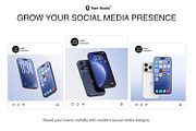 Modern iPhone 17 Pro Screen Mockup, an iPhone Mockup by RamStudio2 (Thumbnail 10 of 15)