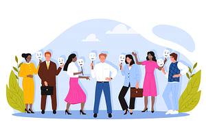 A Diverse Group of Individuals, an Illustration by Flashvector