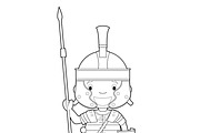 125x Kids of the World for Coloring, an Education Illustration by asantosg (Thumbnail 13 of 23)