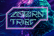 Modern Tribe, a Font by KPH (Thumbnail 1 of 2)