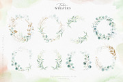 Watercolor Eucalyptus Green Floral, a Decorative Illustration by Veris Studio (Thumbnail 18 of 25)