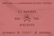 Cindhy College Font, a Font by Megflags (Thumbnail 6 of 7)