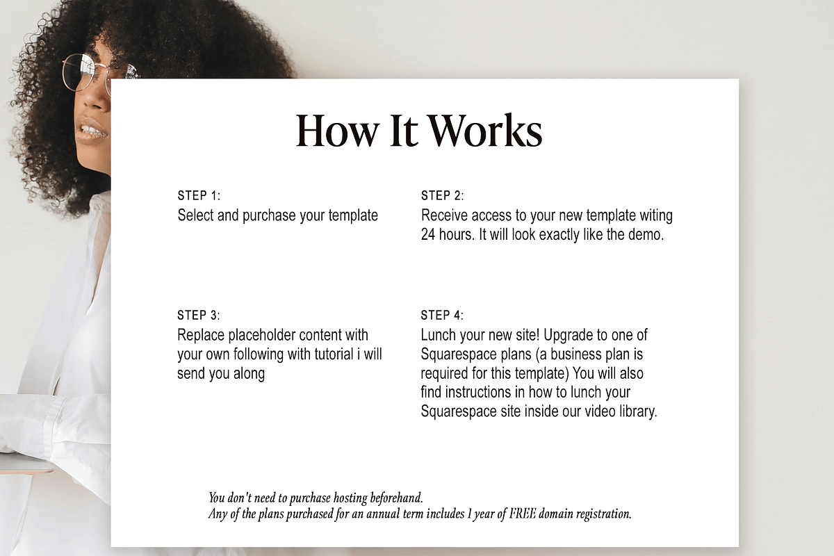 Squarespace 7.1 Template: Social, a Websites & App Template by Kseniia_Design (Photo 4 of 10)