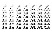 Blacker Pro - 69 fonts, a Serif Font by Zetafonts (Thumbnail 7 of 18)