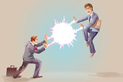 Confrontation, a Work Illustration by LEKS illustrations (Thumbnail 3 of 4)