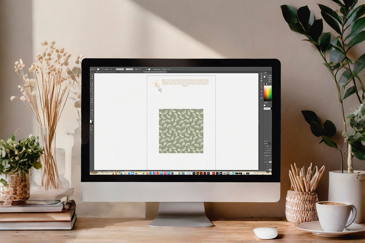 QUEEN ANNE'S LACE - Seamless Pattern, a Pattern Graphic by Debby Blooms (Photo 2 of 5)
