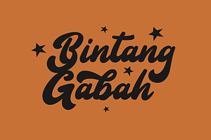 Medang - Retro Script Font