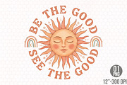 Boho Retro PNG Sublimation, a Seasonal Illustration by Designking (Thumbnail 1 of 3)