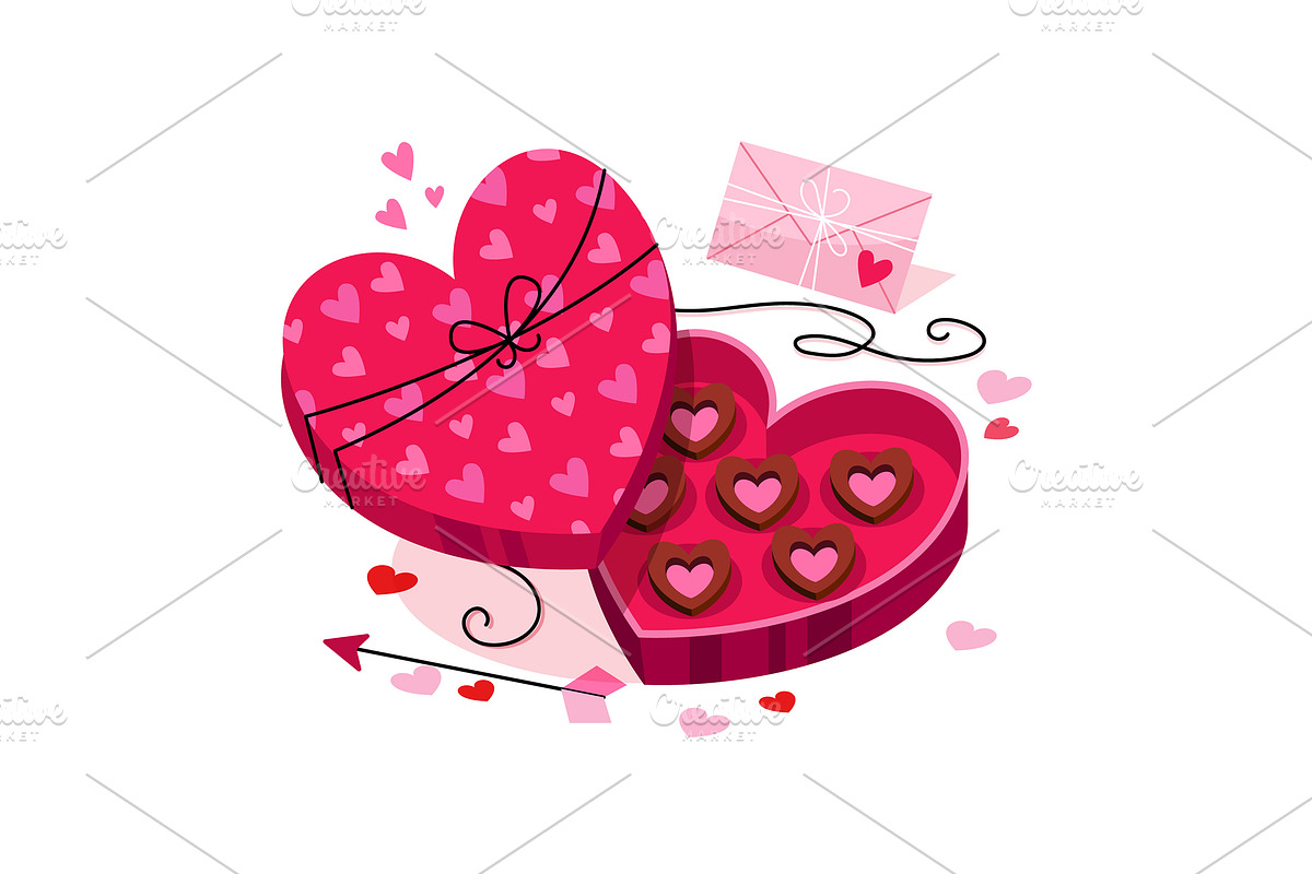 Valentine’s Chocolate Box, an Object Illustration by MISS CHATZ (Photo 1 of 3)