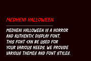 Medheni Halloween Font, a Sans Serif Font by Iqsiart Studio (Thumbnail 5 of 7)