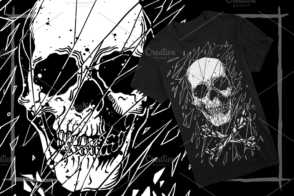 Gothic Art for Apparel & Merch, an Object Illustration by Design by sebrodbrick (Photo 3 of 14)