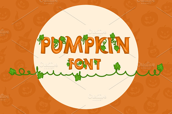 PUMPKIN LEAF FONT preview 5