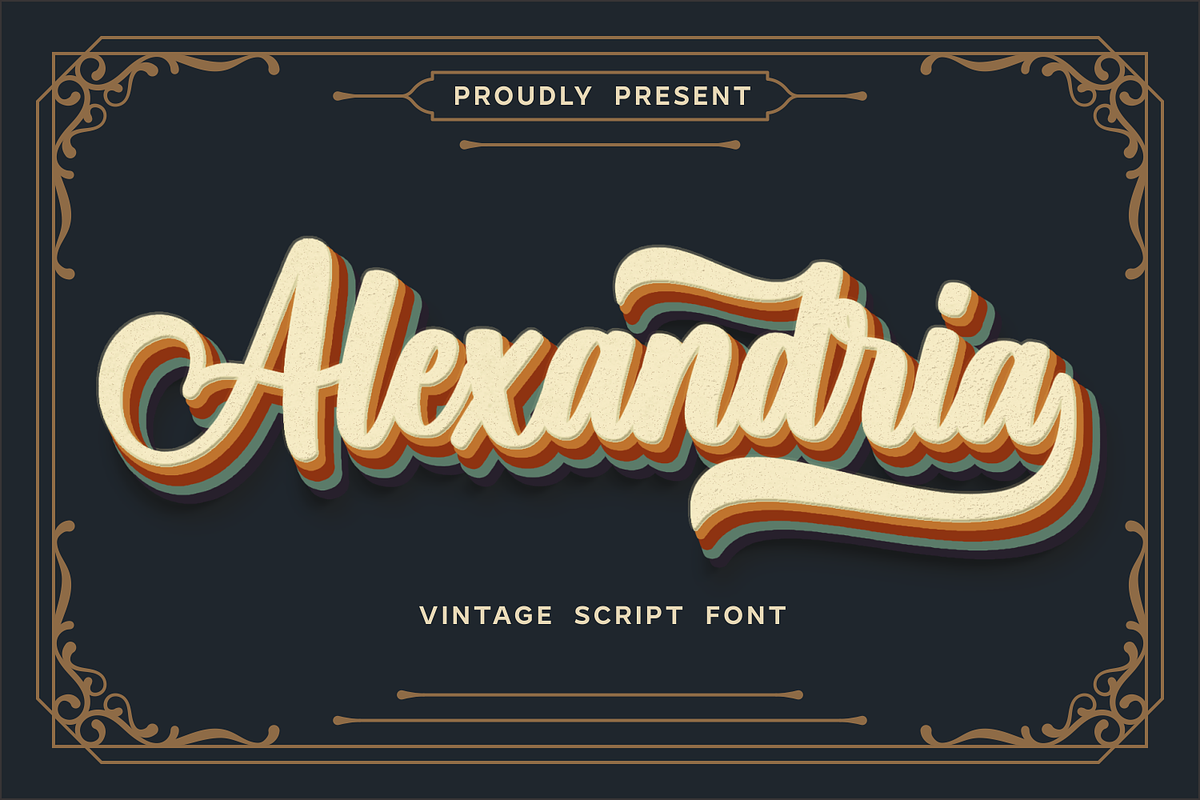 Alexandria, a Handwritten Font by Mozatype (Photo 1 of 11)