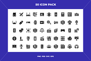 Multimedia icons, an Outline Icon by Wencory (Thumbnail 1 of 2)