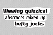 Roz Medium Italic, a Sans Serif Font by Gaslight (Thumbnail 3 of 4)