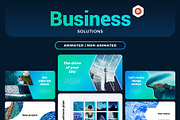 Business Solutions PowerPoint, a Presentation Template by Presentation Templates (Thumbnail 1 of 8)