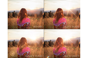 Lens Flare Photoshop Overlays