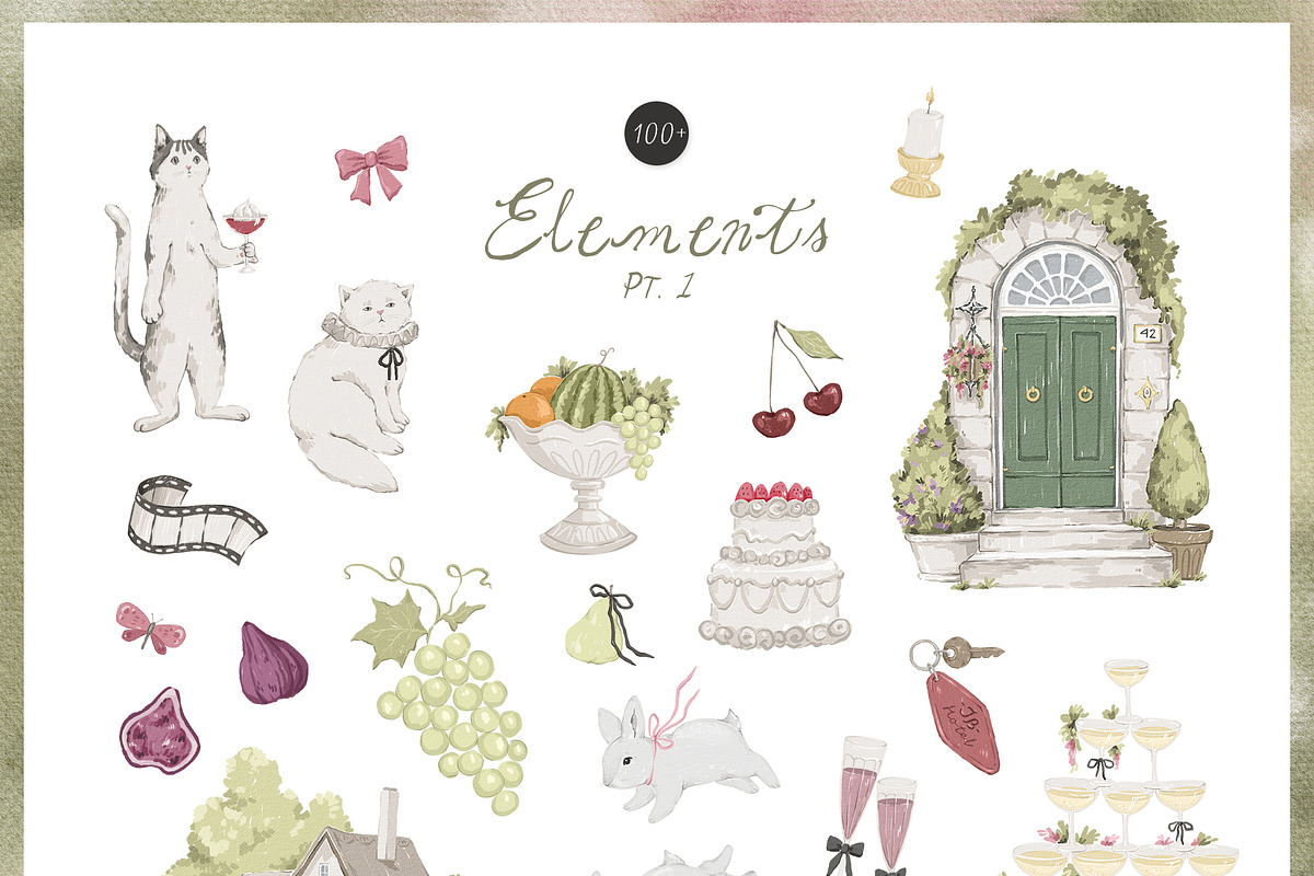 Hand-drawn Romance Whimsy Summer, a Decorative Illustration by Kreker Kate (Photo 3 of 13)