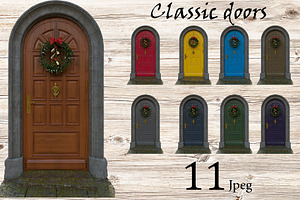Classic doors stock photo containing classic and background