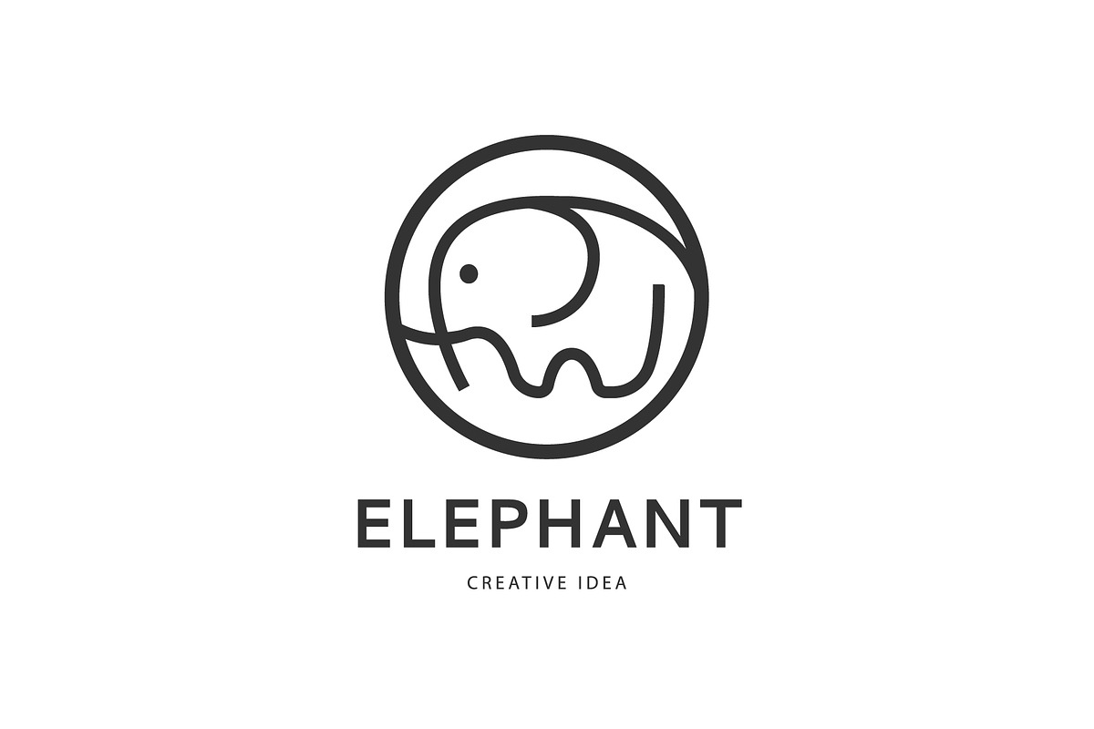 Elephant logo design., a Branding & Logo Template by Logocreative (Photo 1 of 3)