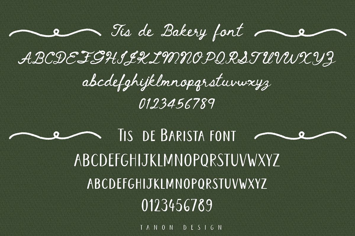 Tis de Bakery Whimsical duo fonts, a Handwritten Font by Tanondesign (Photo 6 of 6)
