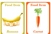 Kids Food Flash Cards, a Card Template by DigitalsDesigns (Thumbnail 4 of 4)