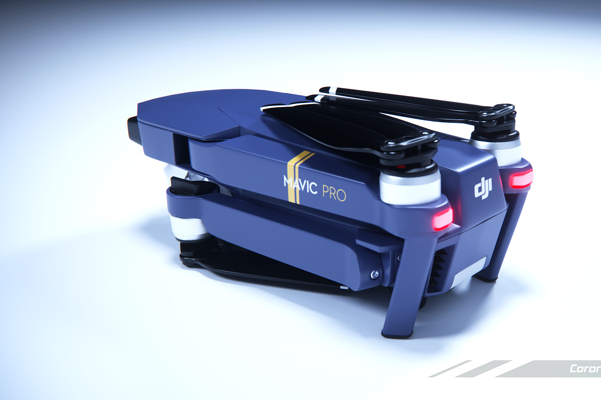 dji mavic pro quadcopter 3d model, a Cars & Vehicle 3D Model by arapps3d (Photo 3 of 12)