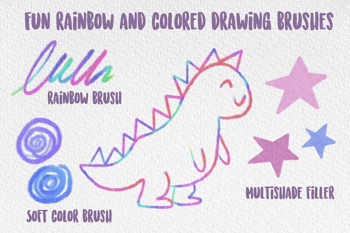 Doodle Procreate Brushes, a Brush Add-On by AnniaArt (Photo 4 of 6)