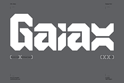 Gaiax - Futuristic Font, a Sans Serif Font by Enxyclo Studio (Thumbnail 1 of 11)