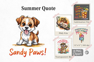 Summer Quote, a Graphic by Artnoy