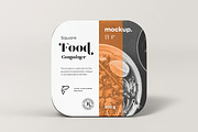 Square Food Container Mock-up, a Packaging Mockup by zippypixelstudio (Thumbnail 5 of 14)