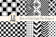 Black and White Paper Background, a Texture Illustration by DreamPrint404 (Thumbnail 1 of 3)