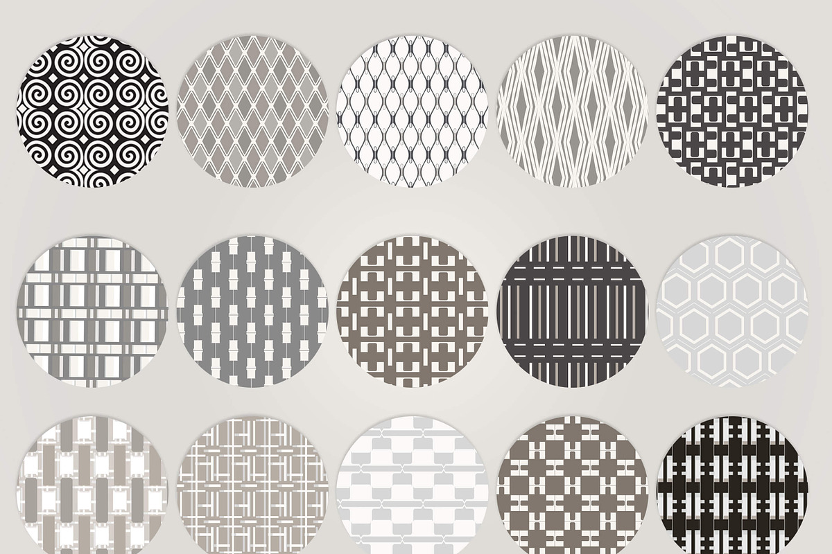 30 Geometric Pattern Backgrounds, a Pattern Graphic by Posh Papers & Patterns (Photo 3 of 10)