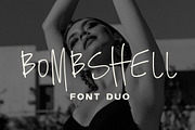Bombshell Font Duo, a Handwritten Font by Midnight Grim (Thumbnail 1 of 8)