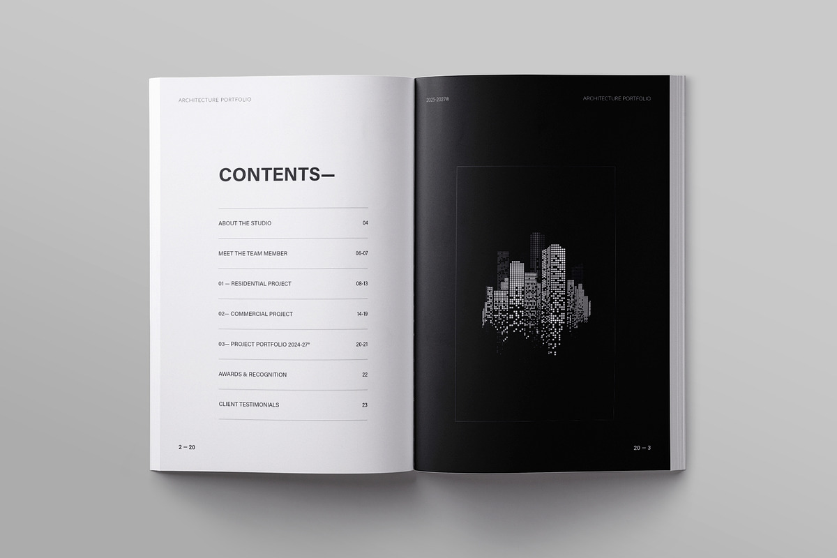 Architecture Portfolio Template, a Brochure Template by ElvinPrint (Photo 2 of 13)