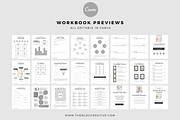 Minimalist Mega Workbook Canva, a Templates & Theme by The Blog Creative (Thumbnail 7 of 12)