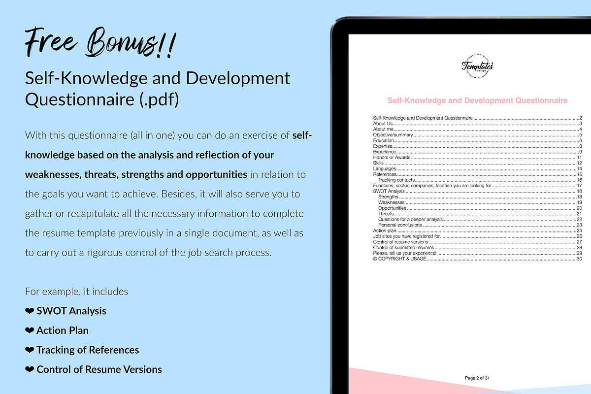 Creative Resume Template - Anthony, a Resume Template by Templates Design Co. (Photo 12 of 17)