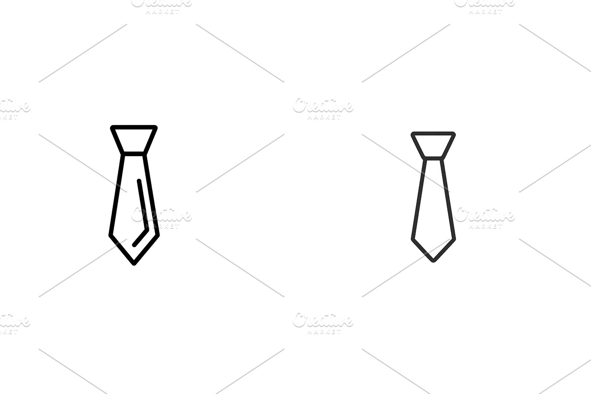 Two simple tie designs showcasing, an Illustration by ZinetroN