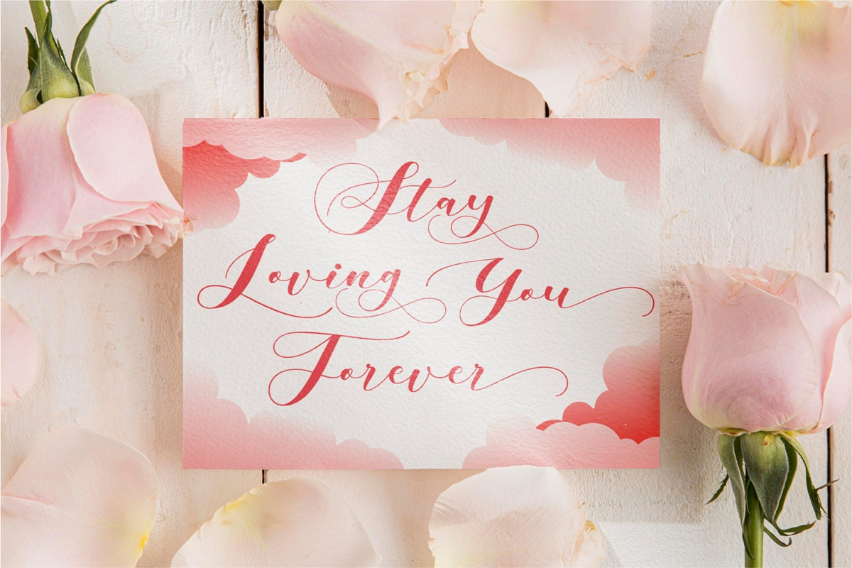Loving Hearty | Valentine Script, a Script Font by Gilar Studio (Photo 9 of 12)