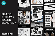 Black Friday Sales | Email Templates, an Email Template by Studio Mayde (Thumbnail 1 of 7)