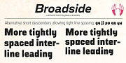 Broadside, a Sans Serif Font by Device (Thumbnail 4 of 7)