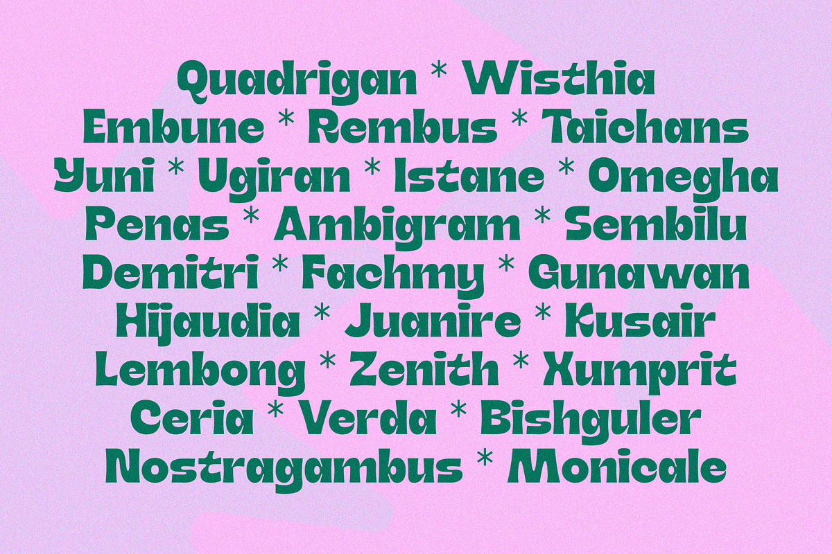 NIMBU — Food Font, a Sans Serif Font by Enxyclo Studio (Photo 16 of 19)