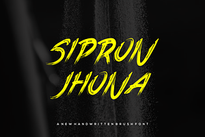 Sipron Jhona - Font