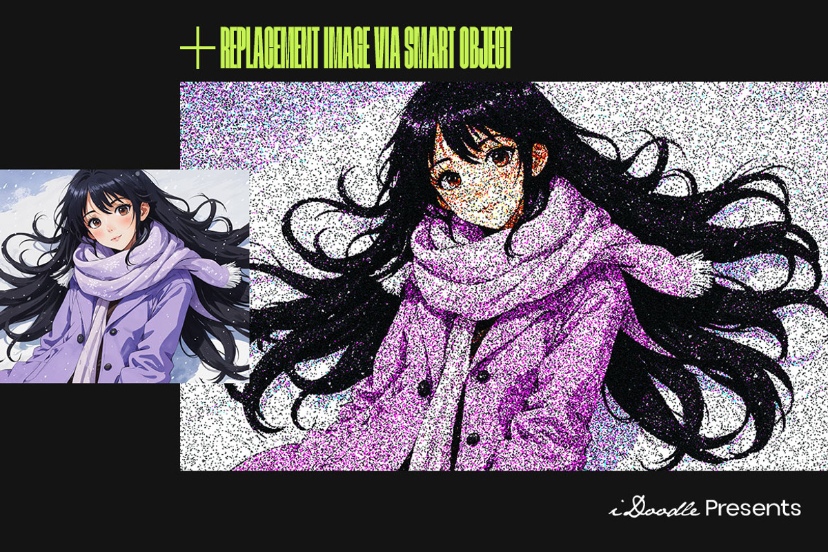 Stipple Grain Photo Effect, a Layer Style Add-On by dokudokunomi (Photo 5 of 8)