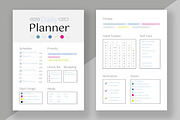 Daily Planner Layout, a Stationery Template by ContestDesign (Thumbnail 1 of 5)