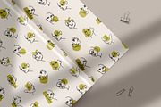 Abstract line faces seamless pattern, a Pattern Graphic by PaperTrident (Thumbnail 9 of 11)