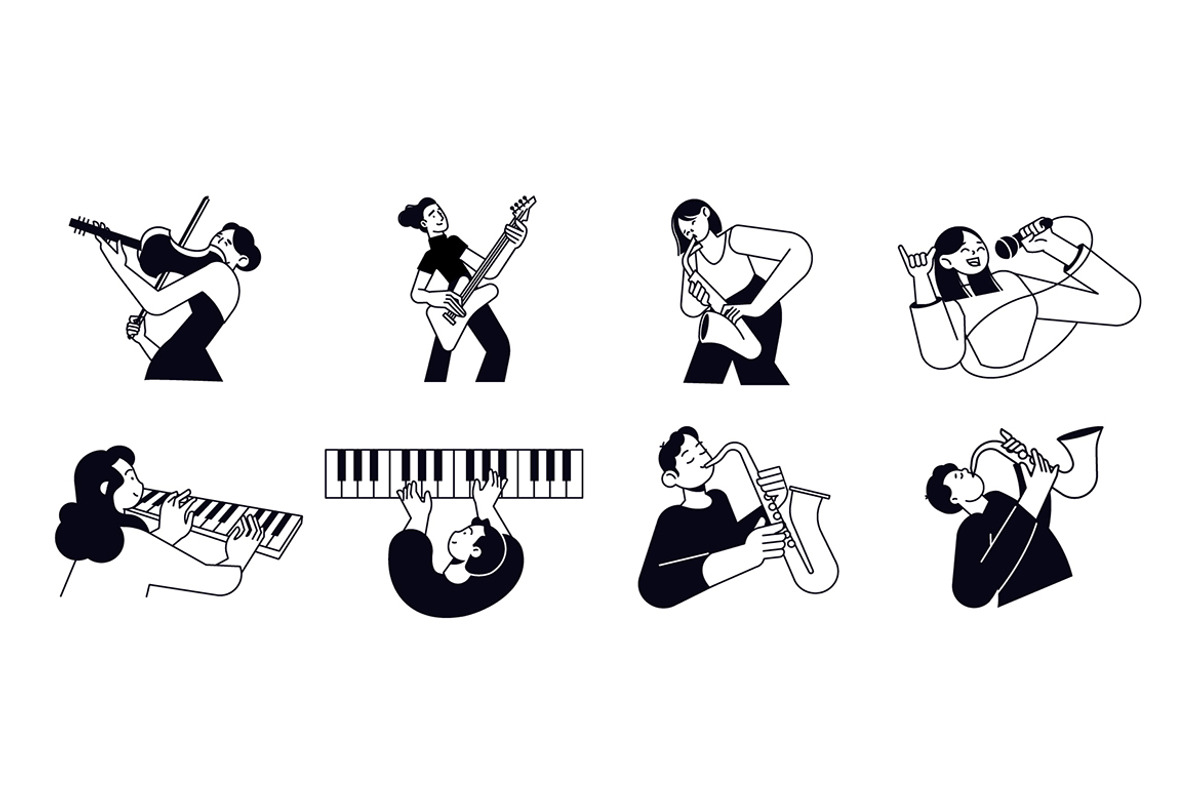 People and music, a Person Illustration by PureSolution (Photo 2 of 6)